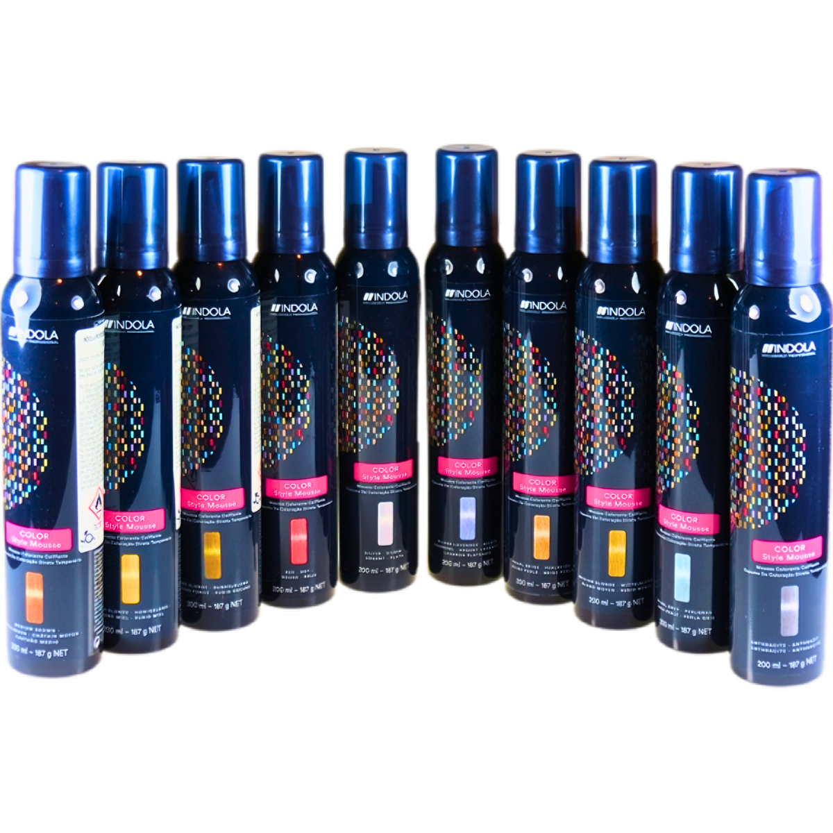 מוס לשיער - מוס צבע זמני לשיער COLOR STYLE MOUSSE במגוון צבעים אינדולה 200 מ"ל מאת אינדולה INDOLA | | אידיאלית ל- אינדולה מוס לשיער צביעת שיער בבית | מושלמת ל- {{ product_use_case }}