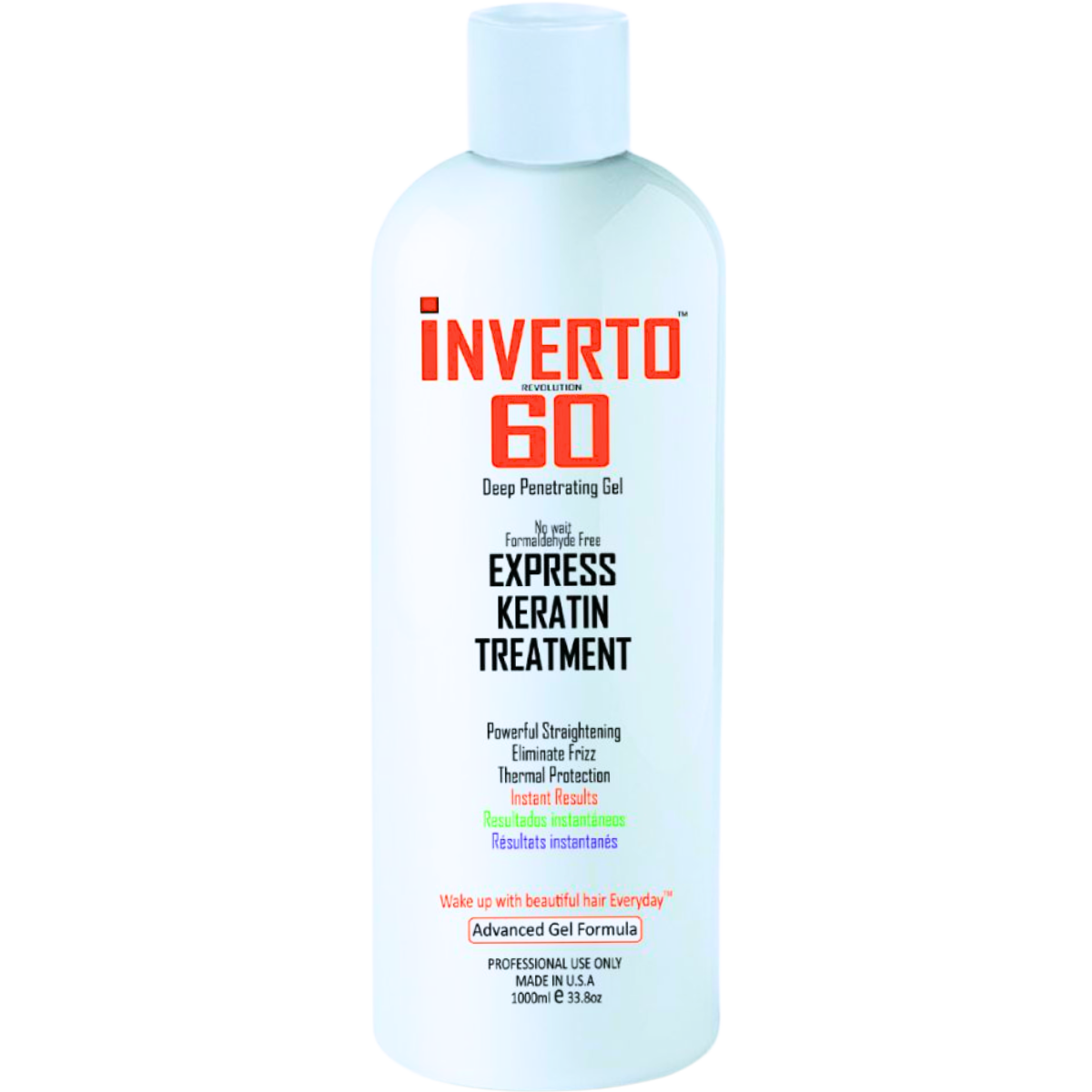 החלקה לשיער - החלקת קראטין לשיער INVERTO 60 EXPRESS אינברטו 1000 מ"ל מאת אינברטו INVERTO | | אידיאלית ל- אינברטו החלקה לשיער ללא פרבאנים | מושלמת ל- {{ product_use_case }}