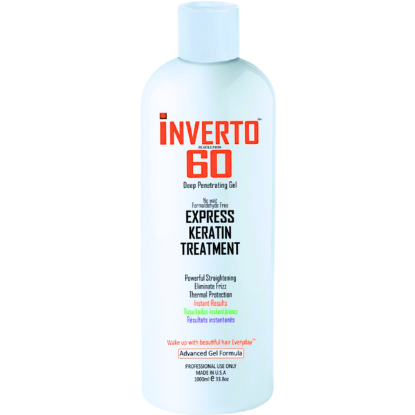 החלקה לשיער - החלקת קראטין לשיער INVERTO 60 EXPRESS אינברטו 1000 מ"ל מאת אינברטו INVERTO | | אידיאלית ל- אינברטו החלקה לשיער ללא פרבאנים | מושלמת ל- {{ product_use_case }}
