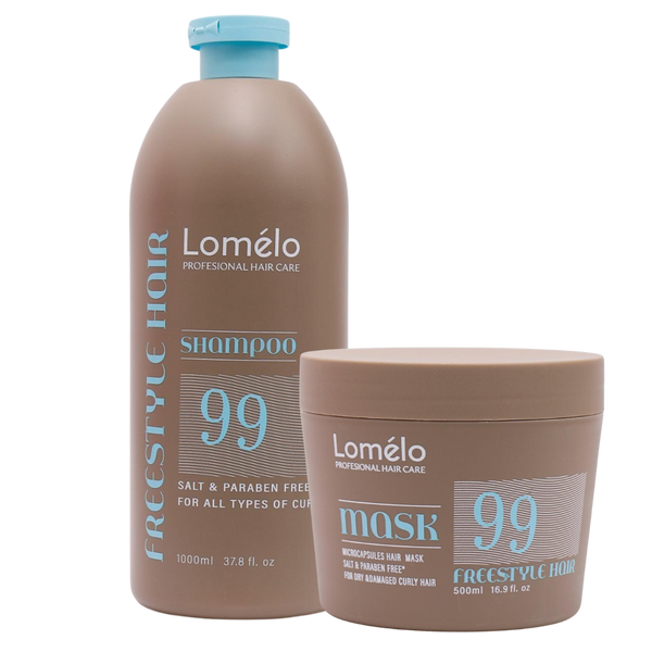 מארז שמפו + מסכה לומלו LOMELO לשיער מתולתל