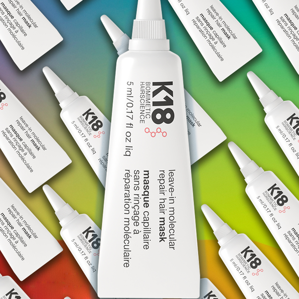 מסכה/מרכך ללא שטיפה - מסכה K18 ללא שטיפה לתיקון ושיקום מולקולרי של השיער 5 מ"ל AQUIS מאת קיי 18 K18 | | אידיאלית ל- קיי 18 שיקום שיער | מושלמת ל- {{ product_use_case }}