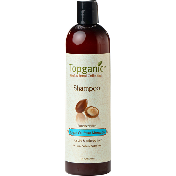 שמפו לשיער - שמפו שמן ארגן TOPGANIC לשיער יבש וצבוע טופגניק 400 מ"ל מאת טופגניק TOPGANIC | | אידיאלית ל- טופגניק ללא מלחים שמפו לשיער | מושלמת ל- {{ product_use_case }}