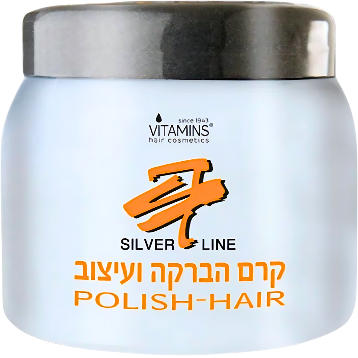 קרם לשיער ויטמינס קרם הברקה ועיצוב 500 מ"ל ויטמינס VITAMINS ויטמינס חימר ווקס לשיער מוצרי שיער לגבר