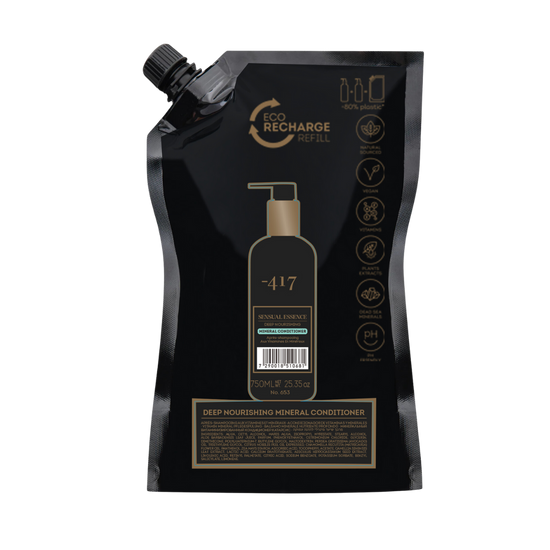 מרכך לשיער - מרכך שיער מינרלי 417- להזנה עמוקה לשיער יבש ומפוצל (אריזת מילוי) 750 מ