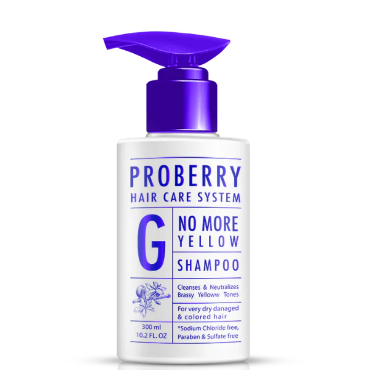 שמפו לשיער - שמפו לשטיפה מושלמת PROBERRY לנטרול הגוון הצהוב בשיער 300 מ"ל מאת פרוברי PROBERRY | | אידיאלית ל- שמפו לשיער | מושלמת ל- {{ product_use_case }}