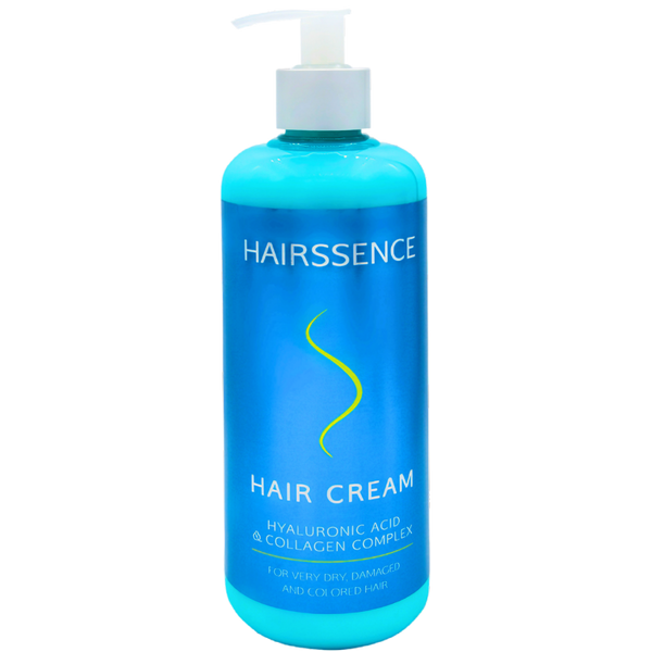 קרם לשיער - קרם לשיער HAIRSSENCE חומצה היאלורונית וקולגן לשיער יבש מאוד 500 מ"ל מאת היירסנס Hairssence | | אידיאלית ל- הגנה מהשמש היירסנס קרם לחות לשיער | מושלמת ל- {{ product_use_case }}