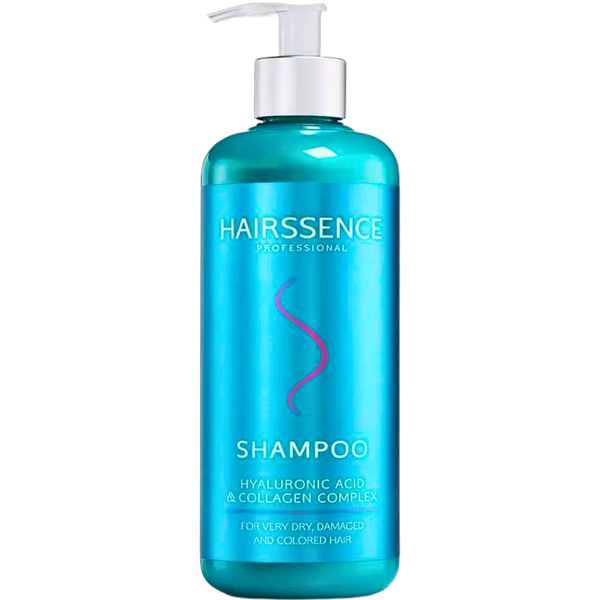 שמפו לשיער - שמפו לשיער HAIRSSENCE חומצה היאלורונית וקולגן לשיער יבש, פגום וצבוע 500 מ"ל מאת היירסנס Hairssence | | אידיאלית ל- הגנה מהשמש היירסנס ללא מלחים שמפו לשיער | מושלמת ל- {{ product_use_case }}