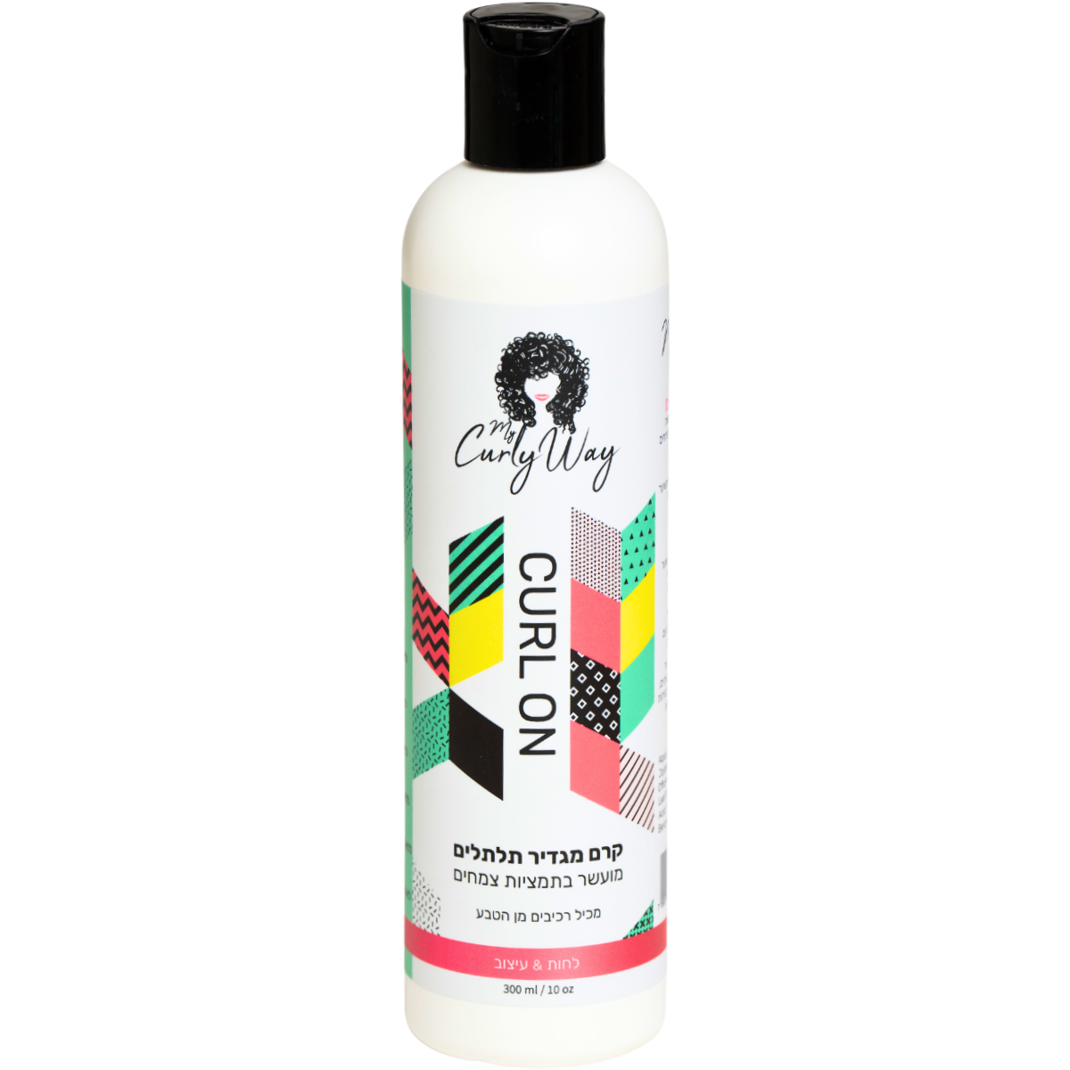 קרם גלייז לשיער - קרם מגדיר תלתלים CURL ON לחות + עיצוב מיי קרלי וואי 300 מ"ל מאת מיי קרלי וואי MY CURLY WAY | | אידיאלית ל- מיי קרלי וואי קרם גלייז לשיער קרם לחות לשיער | מושלמת ל- {{ product_use_case }}
