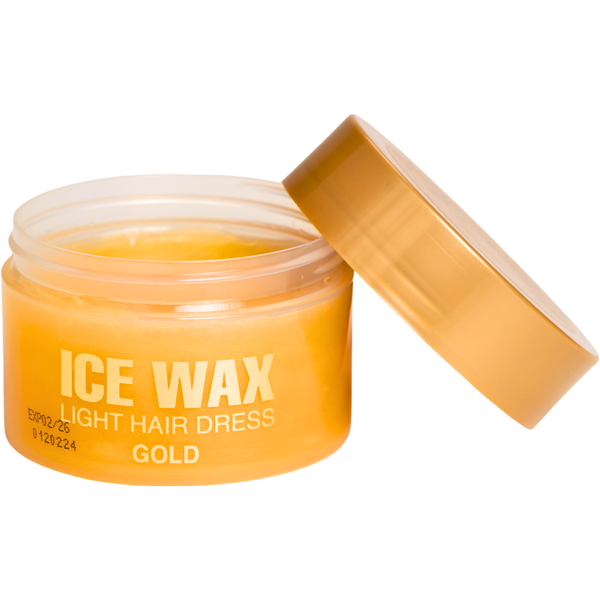 ווקס מים לשיער - אייס ווקס לשיער בצבע זהב ice wax 250ml מאת פ.ר קולורדיזיין COLORDESIGN | | אידיאלית ל- חימר ווקס לשיער מוצרי שיער לגבר פ.ר קולורדיזיין | מושלמת ל- {{ product_use_case }}