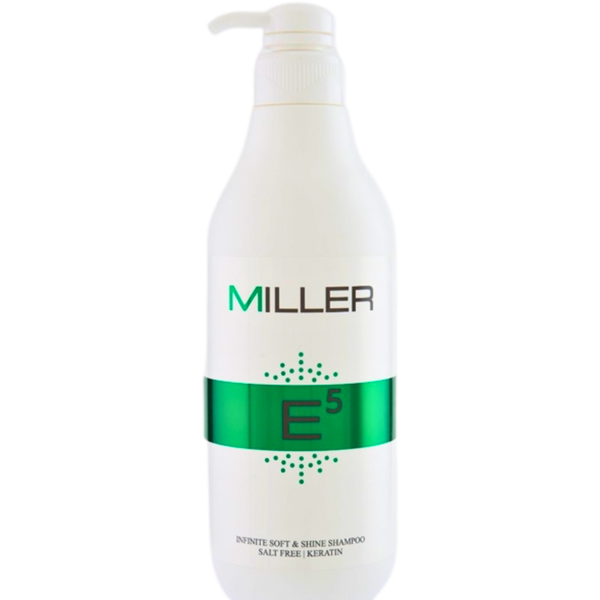 שמפו לשיער - שמפו קרטין ללא מלחים MILLER E5 לשיער יבש ופגום הסדרה הירוקה מילר 1000 מ"ל מאת מילר MILLER | | אידיאלית ל- ללא מלחים מילר שמפו לשיער | מושלמת ל- {{ product_use_case }}