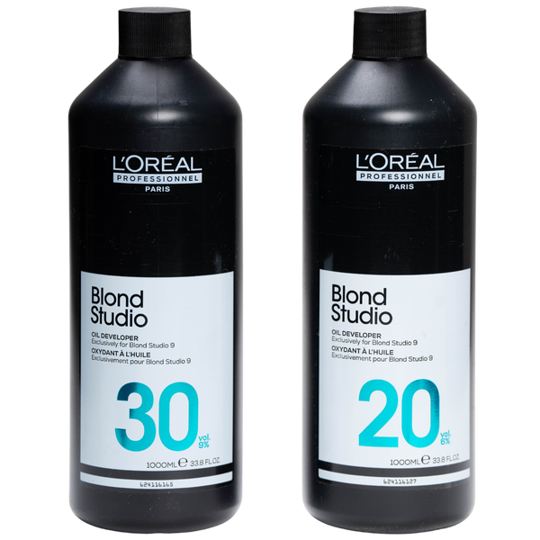 קרם חמצן - קרם מפתח BLOND STUDIO ווליום 9% \ ווליום 6% לוריאל 1000 מ"ל מאת לוריאל LOREAL | | אידיאלית ל- X חמצן לשיער לוריאל קרם חמצן לצביעת שיער | מושלמת ל- {{ product_use_case }}