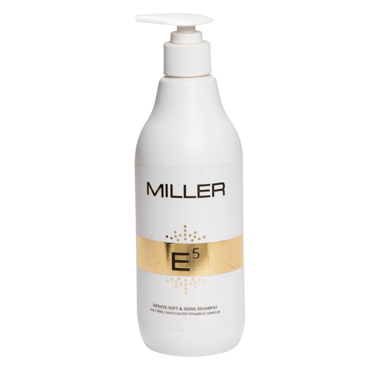 שמפו לשיער - שמפו ללא מלחים MILLER E5 מועשר בקרטין מסדרת גולד מילר 500 מ"ל מאת מילר MILLER | | אידיאלית ל- ללא מלחים מילר שמפו לשיער | מושלמת ל- {{ product_use_case }}