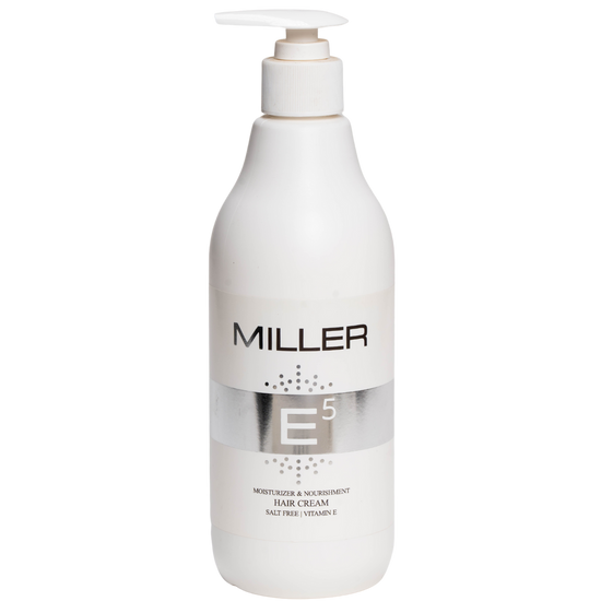 קרם לשיער - קרם לחות והזנה MILLER E5 ללא מלחים מילר 500 מ