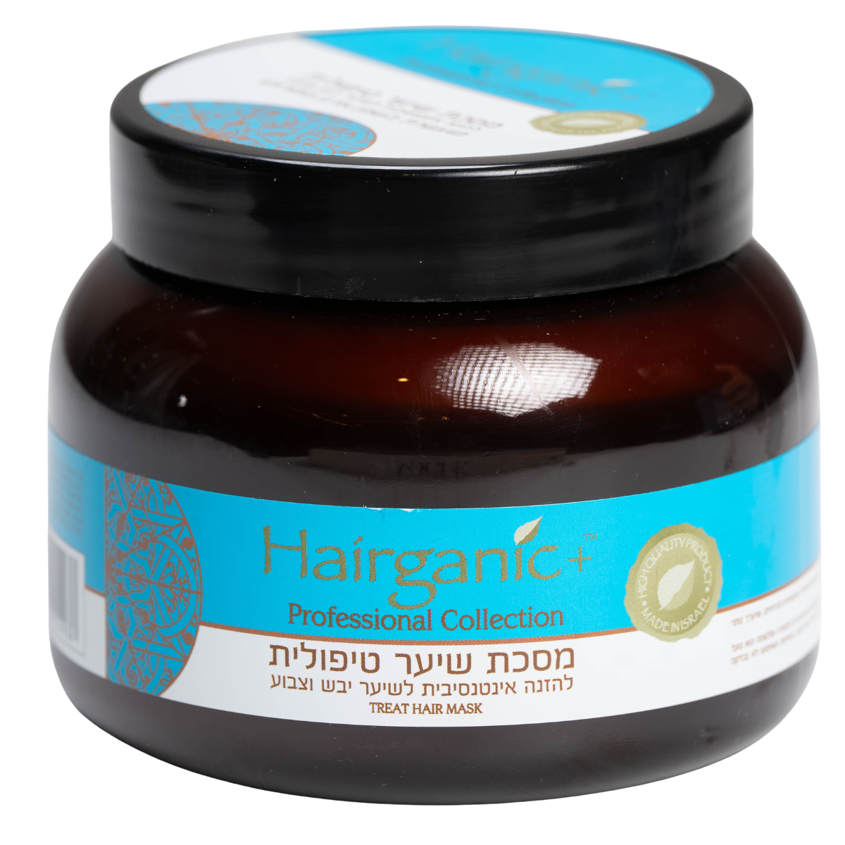 מסכה לשיער - מסכת שיער טיפולית Hairganic מועשר בשמן ארגן ממרוקו טופגאניק 500 מ"ל מאת טופגניק TOPGANIC | | אידיאלית ל- טופגניק ללא מלחים מסכה לשיער | מושלמת ל- {{ product_use_case }}