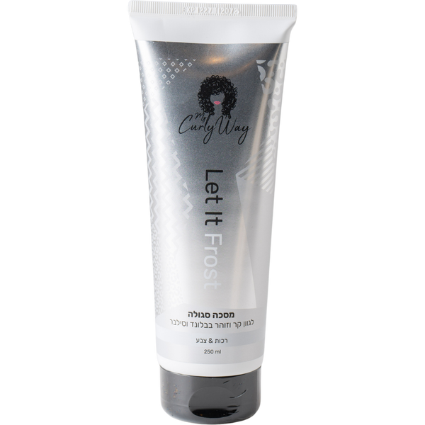 מסכה לשיער - מסכה סגולה לבלונד וסילבר Let It Frost MY CURLY WAY מיי קרלי וואי 250 מ"ל מאת מיי קרלי וואי MY CURLY WAY | | אידיאלית ל- מיי קרלי וואי מסכה לשיער מסכה לשיער בלונד גוונים ומובהר מסכה לשיער מתולתל | מושלמת ל- {{ product_use_case }}
