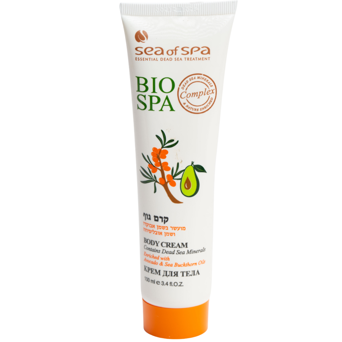קרם לגוף - קרם גוף BIO SPA מועשר בשמן אבוקדו ושמן אובליפיחה סי אוף 100 מ"ל מאת 2Hair | | אידיאלית ל- טיפוח הגוף | מושלמת ל- {{ product_use_case }}