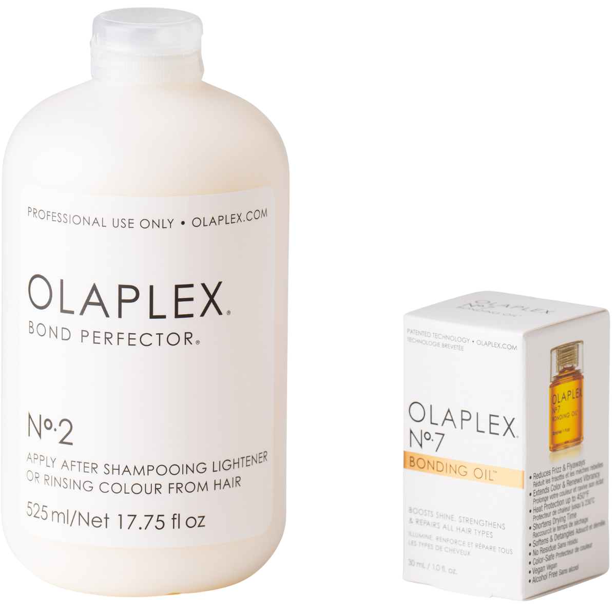 מארז שי - סט תכשיר לשיער לחיזוק מבנה השערה OLAPLEX NO.2 אולפלקס 525 מ"ל + שמן משקם לשיער OLAPLEX אולפלקס בונדינר מס` 7 30 מ"ל מאת אולפלקס OLAPLEX | | אידיאלית ל- אולפלקס מארזי שי שיקום שיער | מושלמת ל- {{ product_use_case }}
