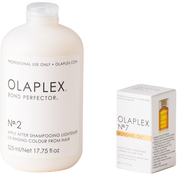 מארז שי - סט תכשיר לשיער לחיזוק מבנה השערה OLAPLEX NO.2 אולפלקס 525 מ"ל + שמן משקם לשיער OLAPLEX אולפלקס בונדינר מס` 7 30 מ"ל מאת אולפלקס OLAPLEX | | אידיאלית ל- אולפלקס מארזי שי שיקום שיער | מושלמת ל- {{ product_use_case }}