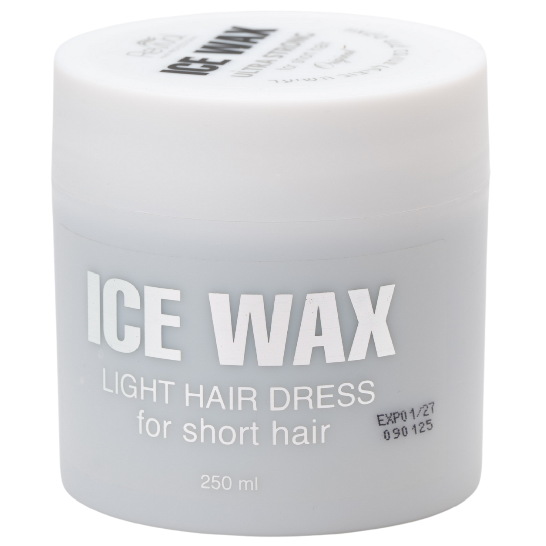 ווקס לשיער - אייס ווקס לשיער צבע שחור ice wax 250ml מאת פ.ר קולורדיזיין COLORDESIGN | | אידיאלית ל- חימר ווקס לשיער מוצרי שיער לגבר פ.ר קולורדיזיין | מושלמת ל- {{ product_use_case }}