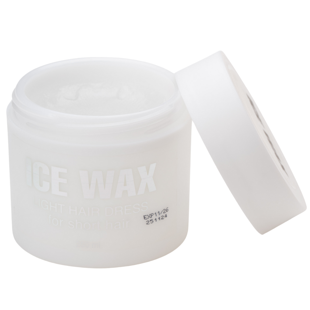 ווקס לשיער - אייס ווקס לשיער שקוף ice wax 250ml מאת פ.ר קולורדיזיין COLORDESIGN | | אידיאלית ל- חימר ווקס לשיער מוצרי שיער לגבר פ.ר קולורדיזיין | מושלמת ל- {{ product_use_case }}