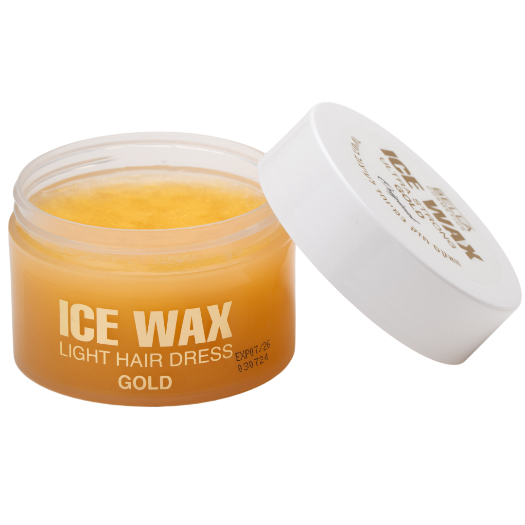 ווקס לשיער - אייס ווקס לשיער בצבע זהב ice wax 250ml מאת פ.ר קולורדיזיין COLORDESIGN | | אידיאלית ל- חימר ווקס לשיער מוצרי שיער לגבר פ.ר קולורדיזיין | מושלמת ל- {{ product_use_case }}