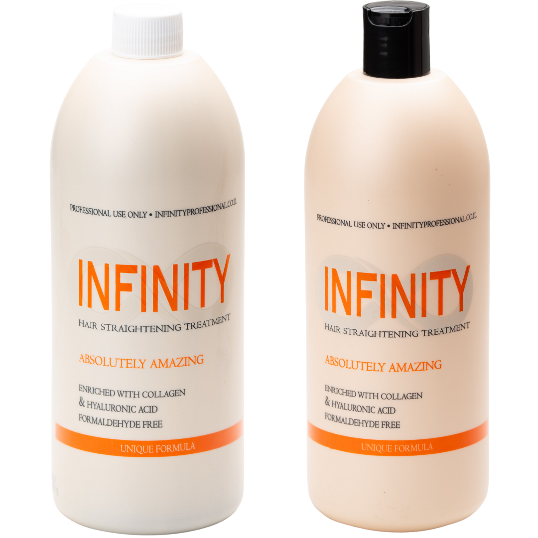 החלקה לשיער - החלקת INFINITY קולאגן אורגנית לשיקום השיער 1000 מ"ל אינפיניטי מאת אינפיניטי INFINITY | | אידיאלית ל- אינפיניטי החלקה לשיער | מושלמת ל- {{ product_use_case }}