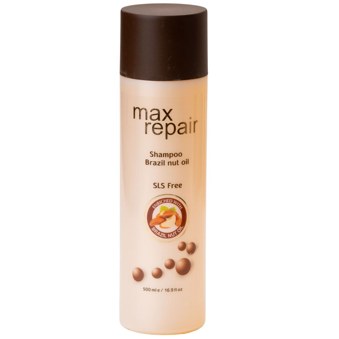 שמפו לשיער - שמפו לשיקום השיער MAX REPAIR לכל סוגי השיער מקס ריפר 500 מ"ל אגו מאת אגו EGO | | אידיאלית ל- אגו ללא מלחים שמפו לשיער | מושלמת ל- {{ product_use_case }}