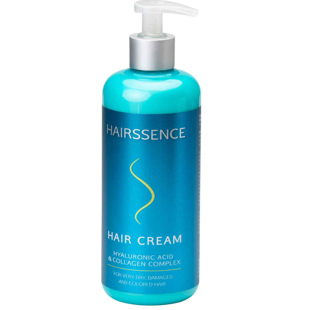 קרם לשיער - קרם לשיער HAIRSSENCE חומצה היאלורונית וקולגן לשיער יבש מאוד 500 מ"ל מאת היירסנס Hairssence | | אידיאלית ל- הגנה מהשמש היירסנס קרם לחות לשיער | מושלמת ל- {{ product_use_case }}