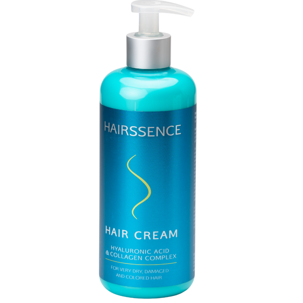 קרם לשיער - קרם לשיער HAIRSSENCE חומצה היאלורונית וקולגן לשיער יבש מאוד 500 מ"ל מאת היירסנס Hairssence | | אידיאלית ל- הגנה מהשמש היירסנס קרם לחות לשיער | מושלמת ל- {{ product_use_case }}