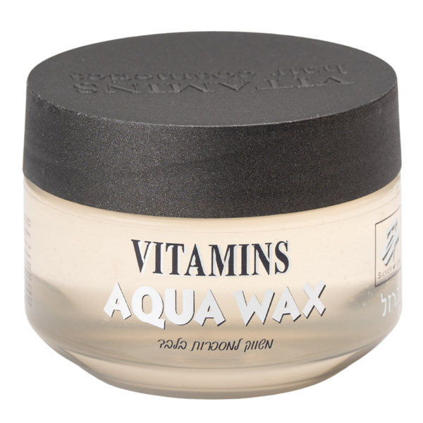 - ווקס לשיער AQUA WAX על בסיס מים 250 מ"ל ויטמינס מאת ויטמינס VITAMINS | | אידיאלית ל- ויטמינס חימר ווקס לשיער מוצרי שיער לגבר | מושלמת ל- {{ product_use_case }}