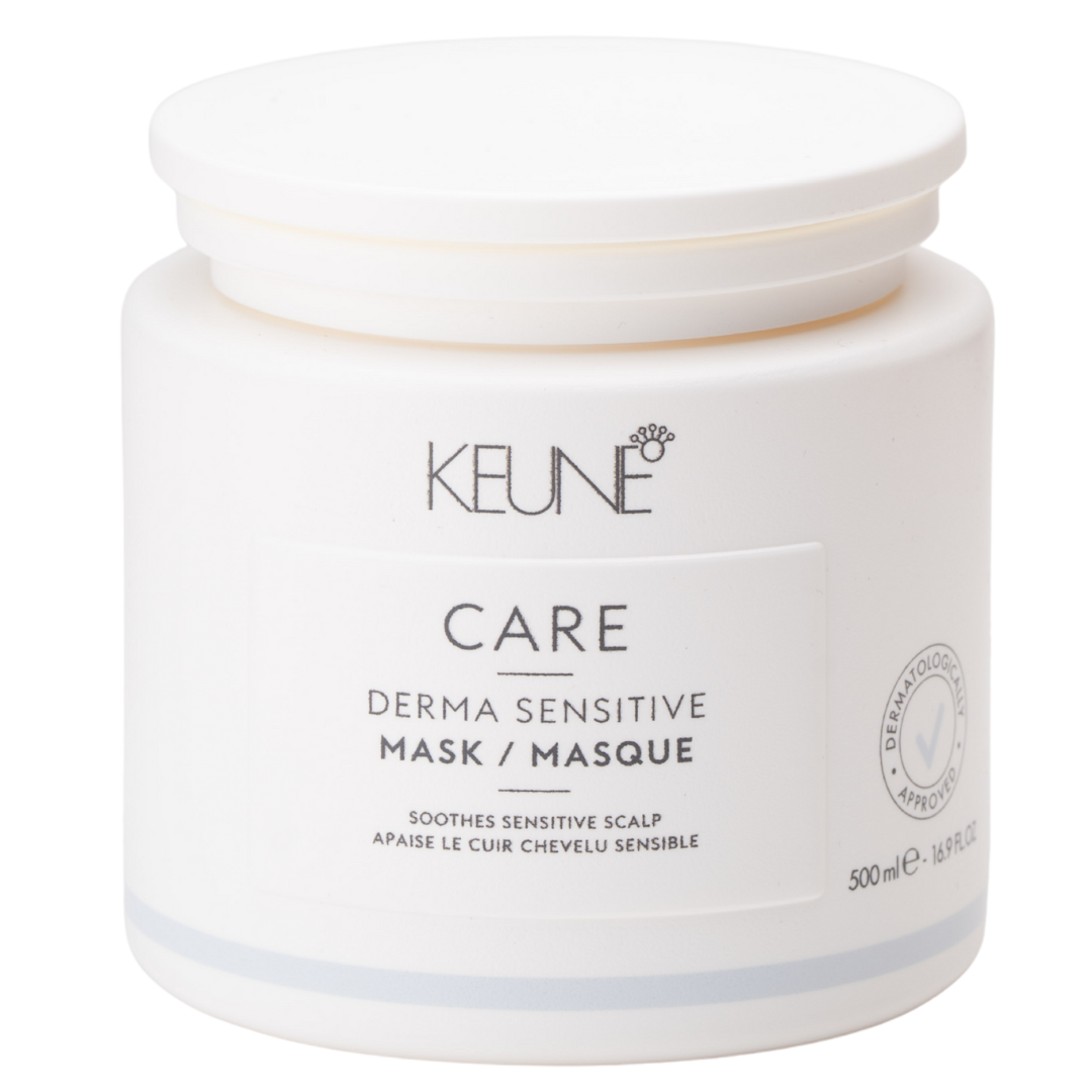 מסכה לשיער - מסכת Care Derma Sensitive מרגיעה ומעניקה לחות לקרקפת יבשה, מגרדת ומגורה קיון 500 מ"ל מאת קיון KEUNE | | אידיאלית ל- מרכך לשיער קיון | מושלמת ל- {{ product_use_case }}