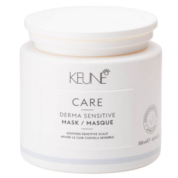 מסכה לשיער - מסכת Care Derma Sensitive מרגיעה ומעניקה לחות לקרקפת יבשה, מגרדת ומגורה קיון 500 מ"ל מאת קיון KEUNE | | אידיאלית ל- מרכך לשיער קיון | מושלמת ל- {{ product_use_case }}