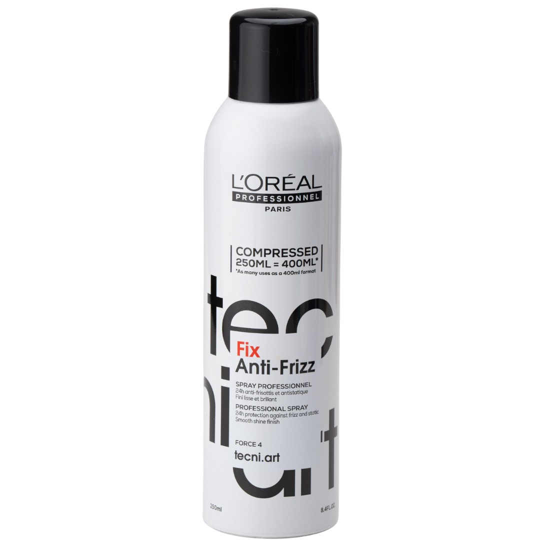 ספריי לשיער - ספריי פיקס אנטי פריז ANTI-FRIZZ טכני ארט LOREAL לוריאל 250 מ"ל מאת לוריאל LOREAL | | אידיאלית ל- לוריאל ספריי לשיער | מושלמת ל- {{ product_use_case }}