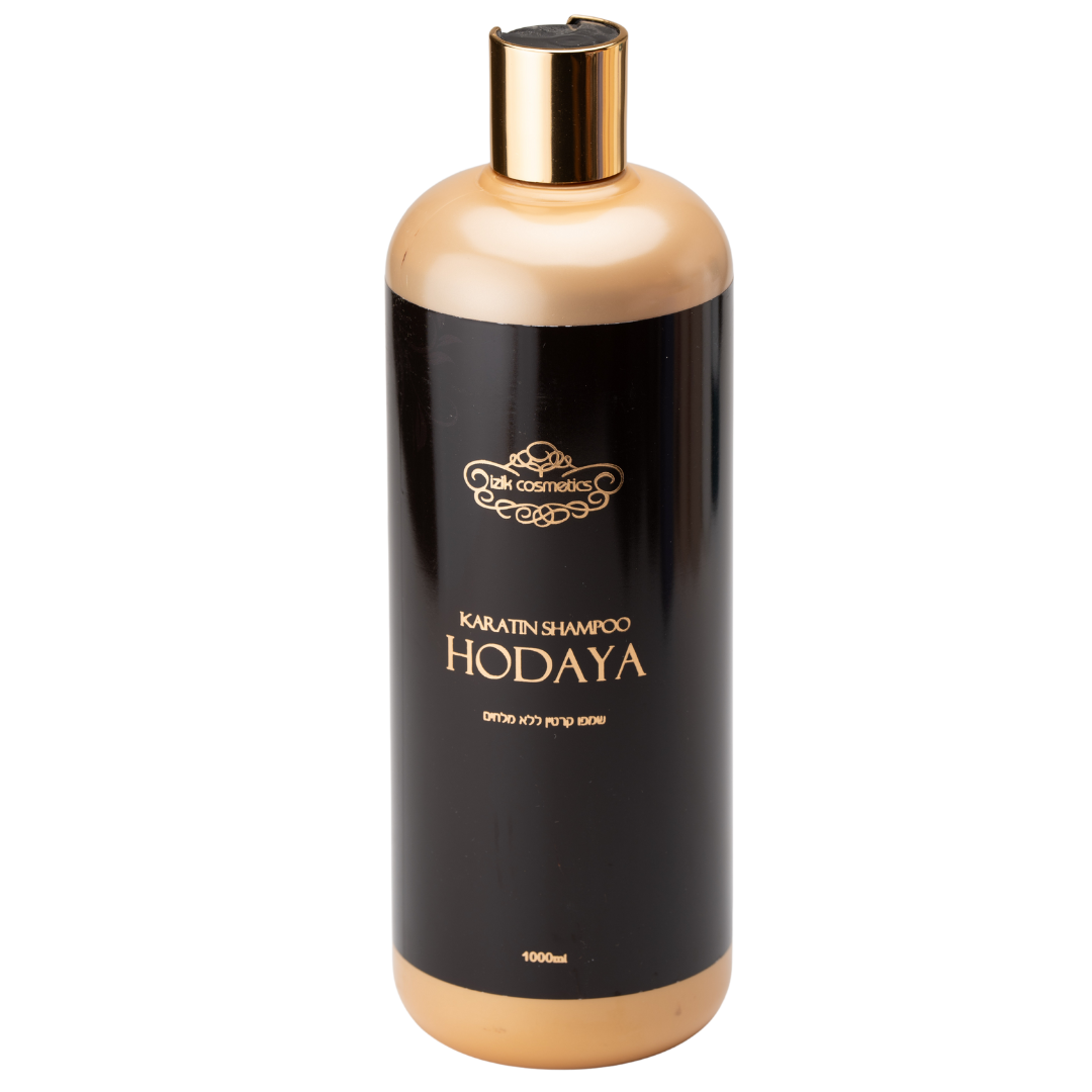 שמפו לשיער - שמפו קרטין ללא מלחים HODAYA הודיה 1000 מ"ל מאת אייזיק קוסמטיקס IZIK COSMETICS | | אידיאלית ל- אייזיק קוסמטיקס ללא מלחים שמפו לשיער | מושלמת ל- {{ product_use_case }}