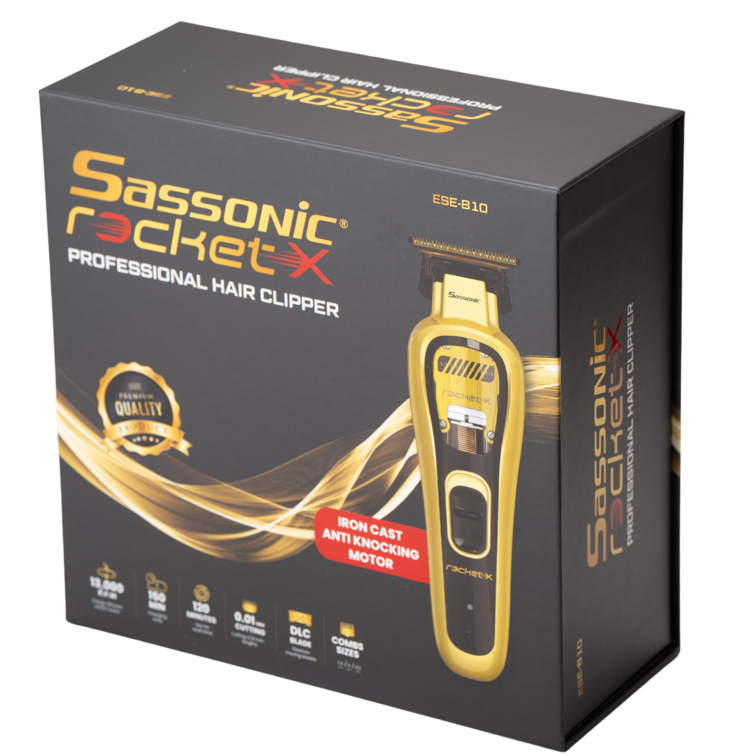 מכשירים חשמליים - מכונת תספורת ססוניק SASSONIC ROCKET X ESE-810 מאת ססוניק SASSONIC | | אידיאלית ל- מכונות תספורת ססוניק | מושלמת ל- {{ product_use_case }}