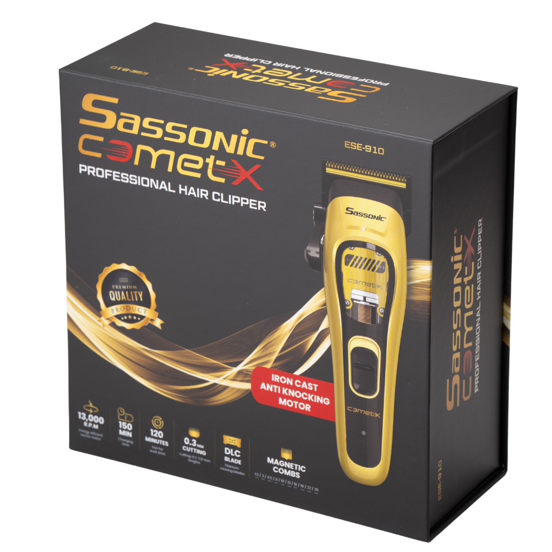 מכשירים חשמליים - מכונת תספורת SASSONIC ססוניק דגם ESE910 מאת ססוניק SASSONIC | | אידיאלית ל- מכונות תספורת ססוניק | מושלמת ל- {{ product_use_case }}