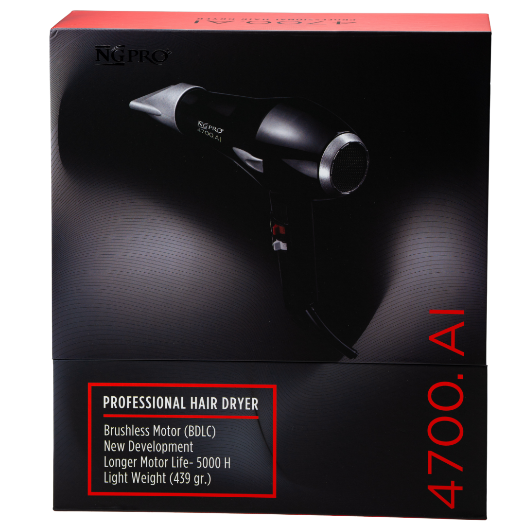 מייבש שיער - מייבש שיער 4700 NG PRO AI EK קל במיוחד - גדעון קוסמטיקס מאת גדעון קוסמטיקס GIDON COSMETICS | | אידיאלית ל- גדעון קוסמטיקס מייבשי שיער מייבשי שיער מקצועיים | מושלמת ל- {{ product_use_case }}