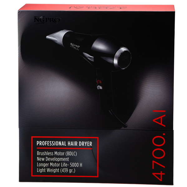 מייבש שיער - מייבש שיער 4700 NG PRO AI EK קל במיוחד - גדעון קוסמטיקס מאת גדעון קוסמטיקס GIDON COSMETICS | | אידיאלית ל- גדעון קוסמטיקס מייבשי שיער מייבשי שיער מקצועיים | מושלמת ל- {{ product_use_case }}