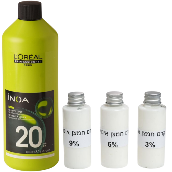 קרם חמצן - INOA קרם חמצן אינואה 60 מ"ל לוריאל מאת לוריאל LOREAL | | אידיאלית ל- X חמצן לשיער לוריאל קרם חמצן אינואה קרם חמצן לצביעת שיער קרם חמצן לשיער | מושלמת ל- {{ product_use_case }}