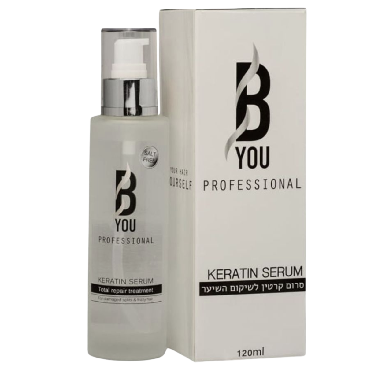 סרום לשיער - סרום קרטין בי יו B YOU לשיקום השיער 120 מ"ל מאת בי יו B YOU | | אידיאלית ל- בי יו סרום לשיער | מושלמת ל- {{ product_use_case }}