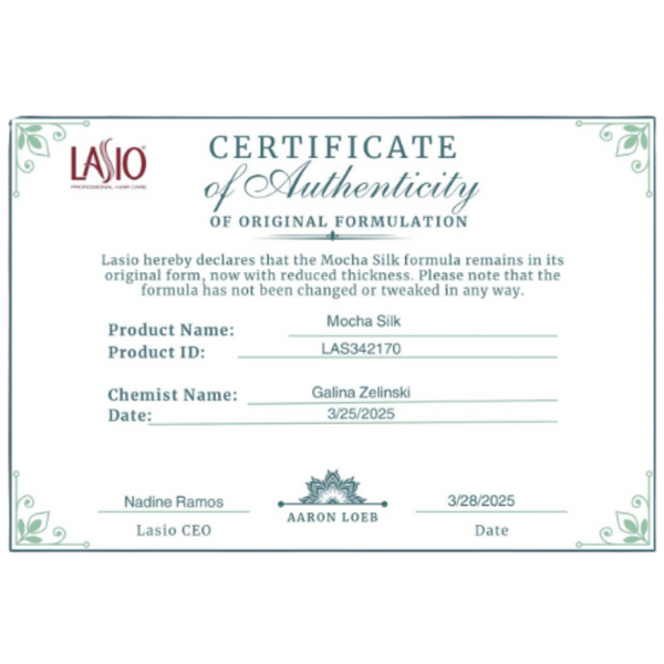 החלקה לשיער - טיפול קראטין משקמת MOCHA SILK \ טיפול משקם ONE DAY\ טיפול TROPIC לשיער פגום LASIO לאסיו 450 מ"ל מאת לאסיו LASIO | | אידיאלית ל- הגנה מהשמש החלקה לשיער לאסיו | מושלמת ל- {{ product_use_case }}