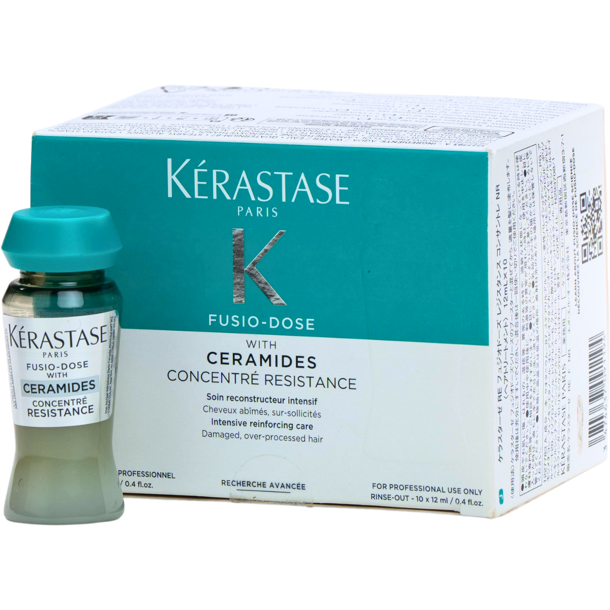 אמפולה לשיער - אמפולה לשיער חלש CERAMIDE FUSIO-DOSE קרסטס 12 מ"ל מאת קרסטס KERASTASE | | אידיאלית ל- X אמפולות לשיער קרסטס | מושלמת ל- {{ product_use_case }}