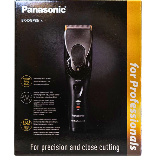 מכשירים חשמליים - מכונת תספורת מקצועית PANASONIC ER- DGP86 K פנסוניק מאת פנסוניק PANASONIC | | אידיאלית ל- מכונות תספורת פנסוניק | מושלמת ל- {{ product_use_case }}