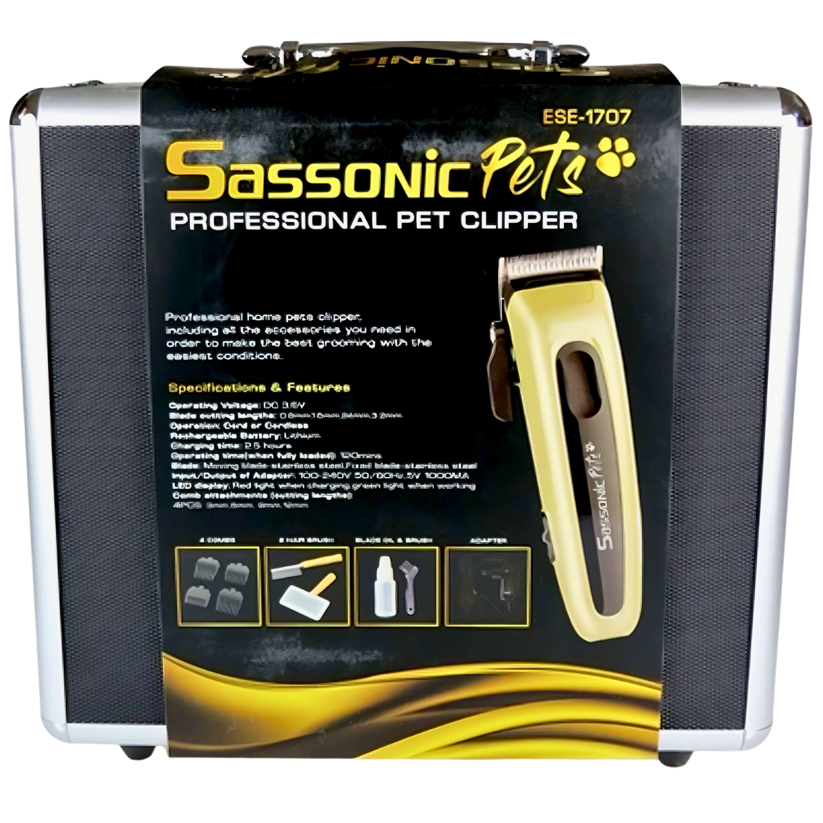 מכשירים חשמליים - מכונת תספורת לבעלי חיים SASSONIC ססוניק PETS ESE1707 מאת ססוניק SASSONIC | | אידיאלית ל- מכונות תספורת ססוניק | מושלמת ל- {{ product_use_case }}
