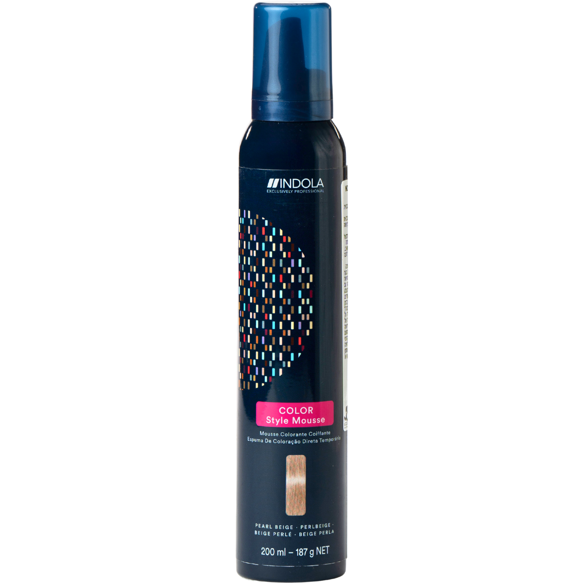 מוס לשיער - מוס צבע זמני לשיער COLOR STYLE MOUSSE במגוון צבעים אינדולה 200 מ"ל מאת אינדולה INDOLA | בז' פנינה | אידיאלית ל- אינדולה מוס לשיער צביעת שיער בבית | מושלמת ל- {{ product_use_case }}