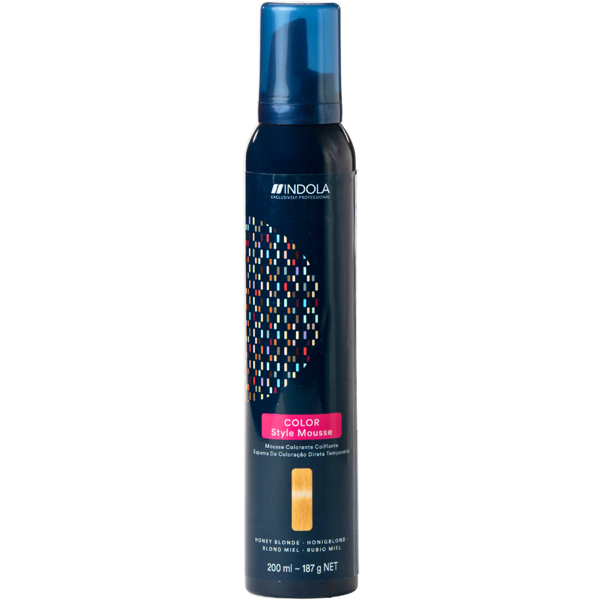 מוס לשיער - מוס צבע זמני לשיער COLOR STYLE MOUSSE במגוון צבעים אינדולה 200 מ"ל מאת אינדולה INDOLA | | אידיאלית ל- אינדולה מוס לשיער צביעת שיער בבית | מושלמת ל- {{ product_use_case }}