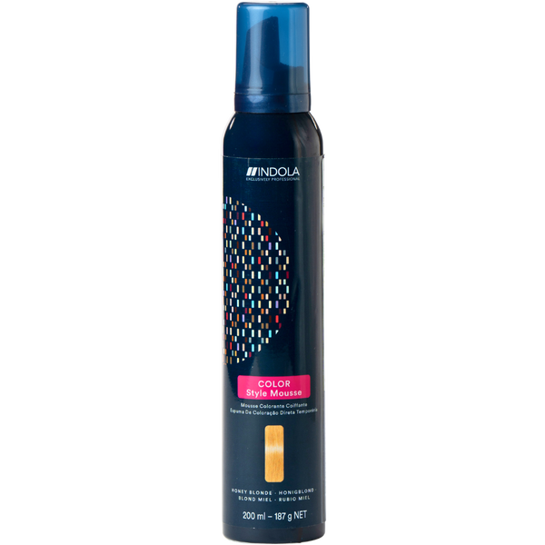 מוס לשיער - מוס צבע זמני לשיער COLOR STYLE MOUSSE במגוון צבעים אינדולה 200 מ"ל מאת אינדולה INDOLA | | אידיאלית ל- אינדולה מוס לשיער צביעת שיער בבית | מושלמת ל- {{ product_use_case }}