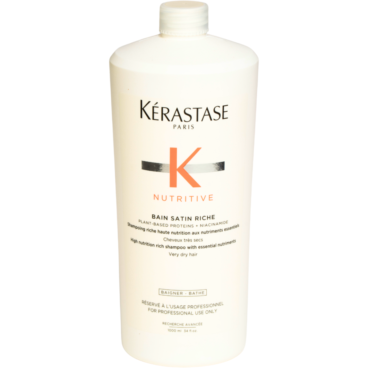 שמפו לשיער - אמבט חפיפה (שמפו) עשיר ומזין BAIN SATIN RICH לשיער יבש מאוד קרסטס 1000 מ"ל מאת קרסטס KERASTASE | | אידיאלית ל- X קרסטס שמפו לשיער | מושלמת ל- {{ product_use_case }}