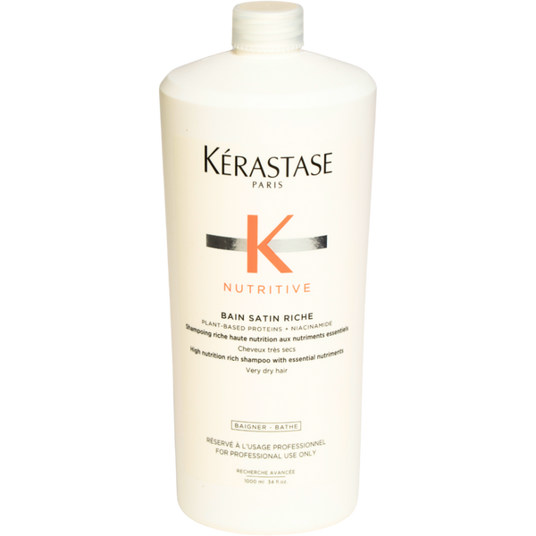 שמפו לשיער - אמבט חפיפה (שמפו) עשיר ומזין BAIN SATIN RICH לשיער יבש מאוד קרסטס 1000 מ"ל מאת קרסטס KERASTASE | | אידיאלית ל- X קרסטס שמפו לשיער | מושלמת ל- {{ product_use_case }}