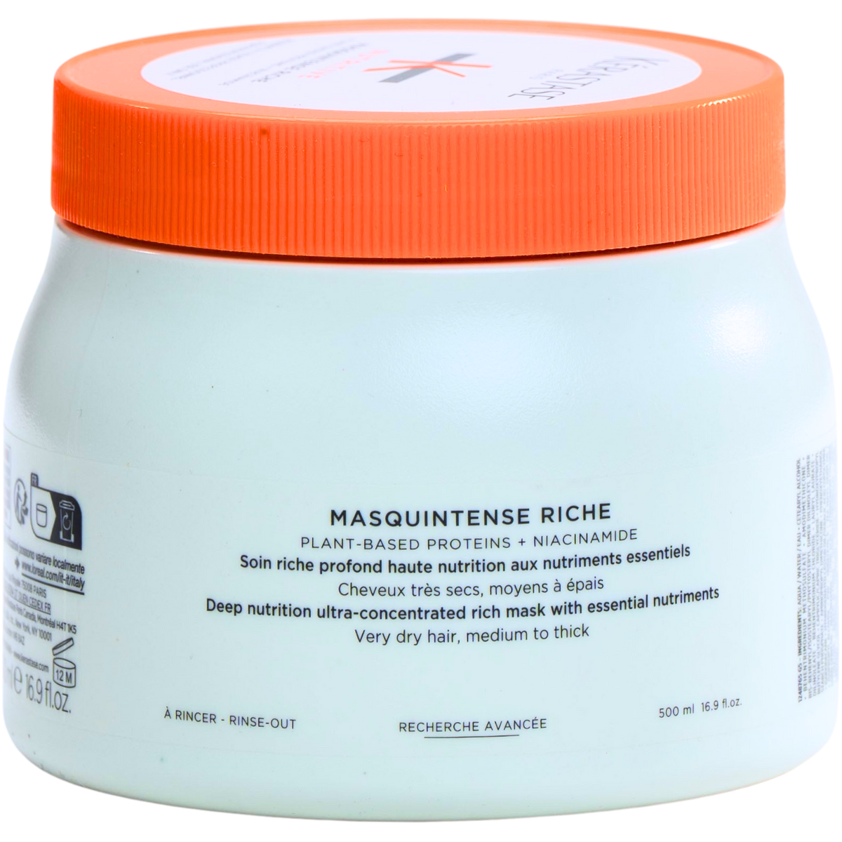 - מסקינטנס ריץ` MASQUINTENSE RICHE מסכה עשירה מרוכזת במיוחד לשיער עבה קרסטס 500 מ"ל מאת קרסטס KERASTASE | | אידיאלית ל- מסכה לשיער קרסטס | מושלמת ל- {{ product_use_case }}